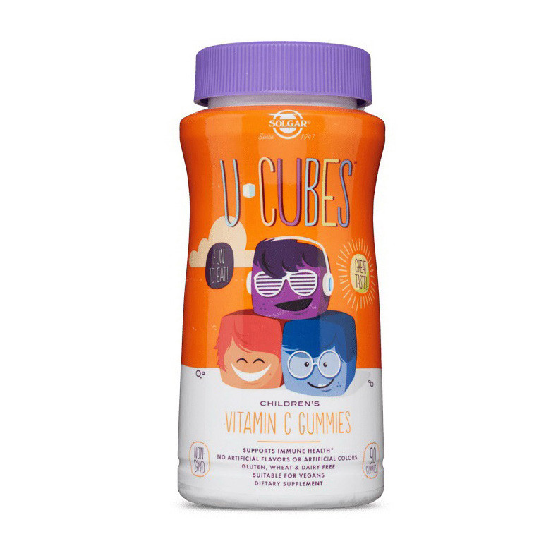 

Витамин Ц для детей Solgar U-Cubes Children's Vitamin C (90 gummies)