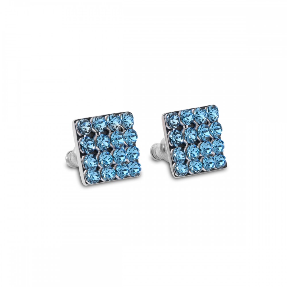 

Серебряные серьги Spark со Swarovski Mesh Studs KMESHAQ