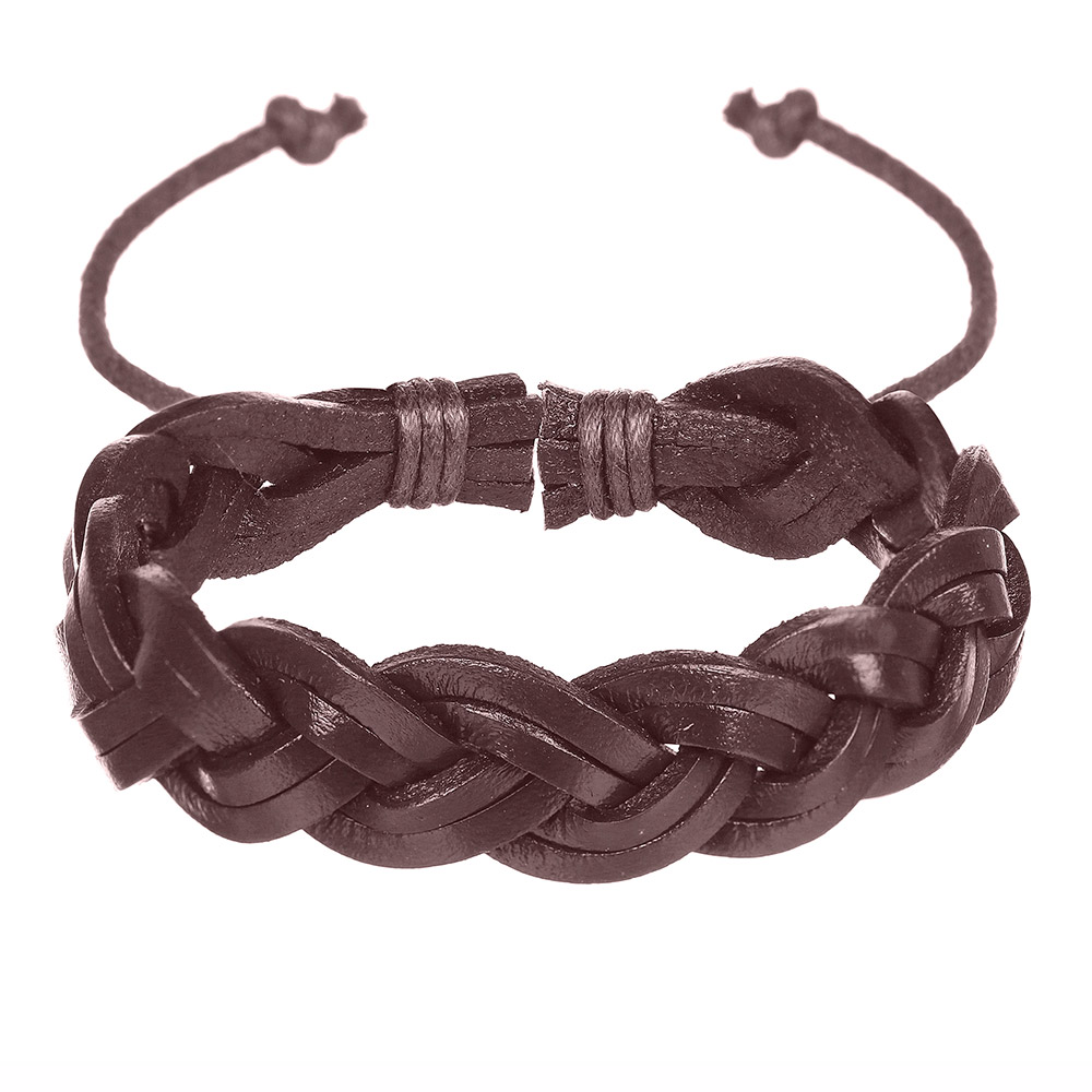 

Кожаный плетеный браслет Уолк DiaDemaGrand Коричневый (101941-9)
