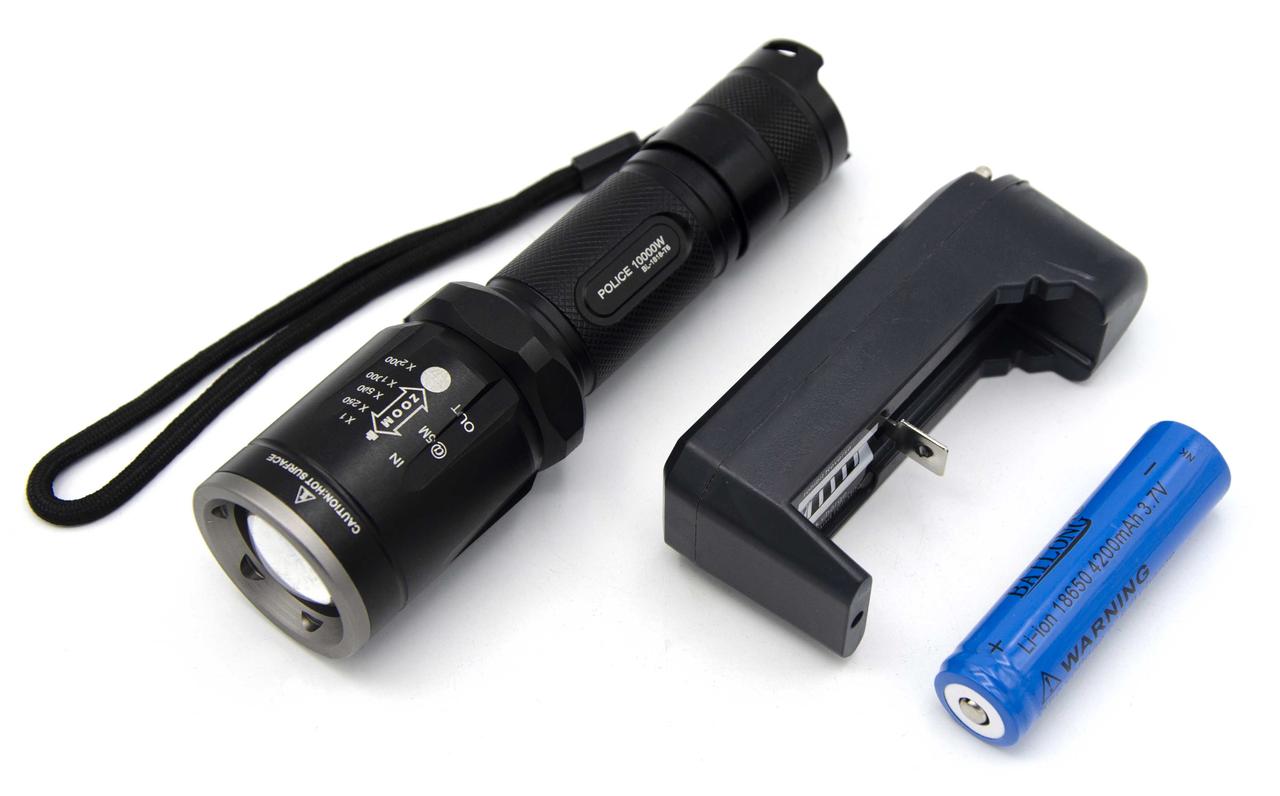 

Фонарь Police BL-1818 Zoom T6 (t3881)
