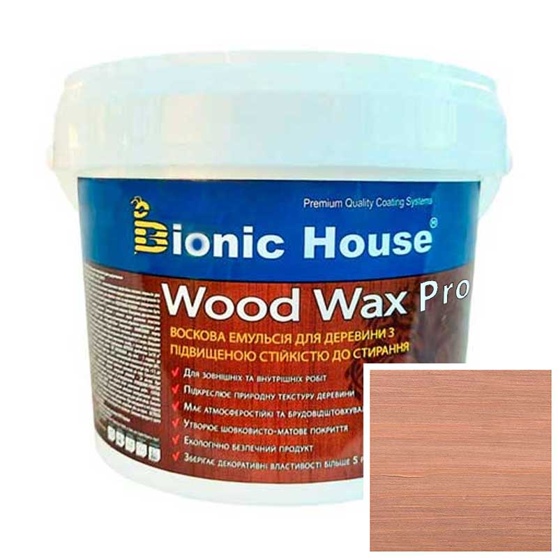 

Краска для дерева WOOD WAX PRO безцветная база Bionic-House 0,8л Индиго