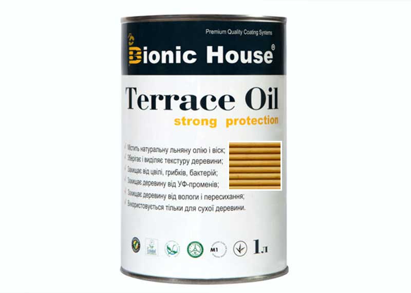 

Масло для терасс Bionic-House 1л Дуб