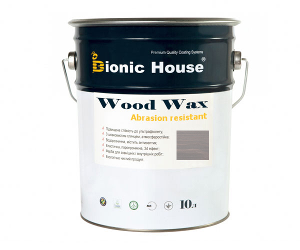 

Краска для дерева WOOD WAX Bionic-House 10л Пепел А117