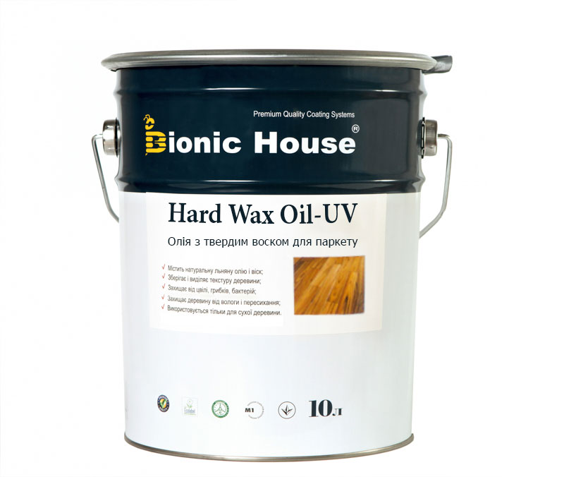 

Масло для пола с твердым воском и УФ-фильтром HardWax Oil UV 10л Бесцветный
