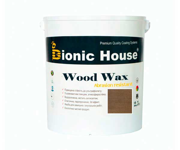 

Краска для дерева WOOD WAX Bionic-House 2,5л Тауп