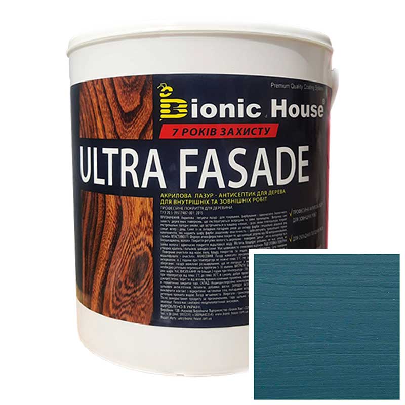 

Краска для дерева фасадная, длительного срока службы ULTRA FACADE 2,5л Крайола