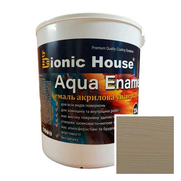 

Краска-эмаль для дерева Bionic-House Aqua Enamel 2,5л Серый Сланец