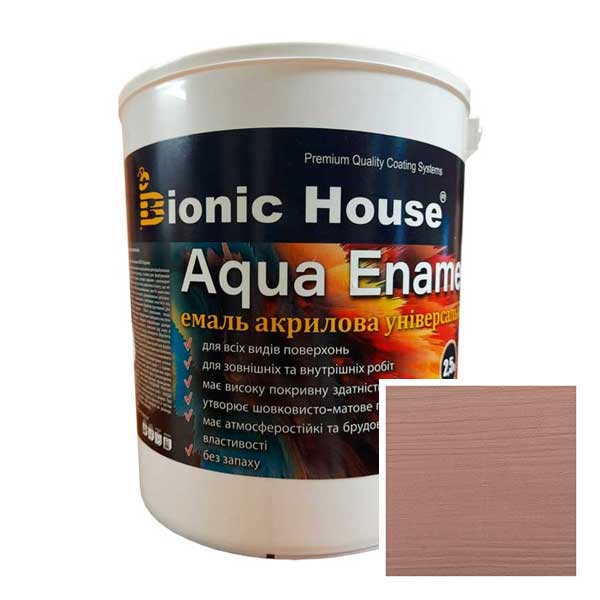 

Краска-эмаль для дерева Bionic-House Aqua Enamel 2,5л Баклажан