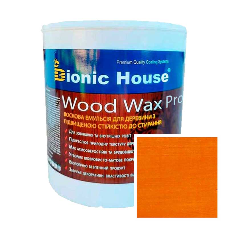 

Краска для дерева WOOD WAX PRO безцветная база Bionic-House 2,5л Пиния