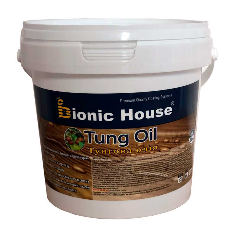

Тунговое масло Tung Oil Bionic-House 1л Бесцветный
