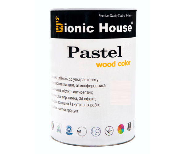 

Краска для дерева PASTEL Wood Color Bionic-House 0,8л Арктик Р201