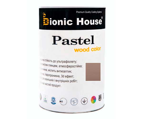 

Краска для дерева PASTEL Wood Color Bionic-House 0,8л Баклажан