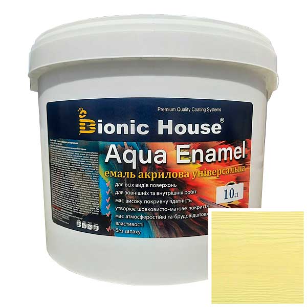 

Краска-эмаль для дерева Bionic-House Aqua Enamel 10л Фисташковый