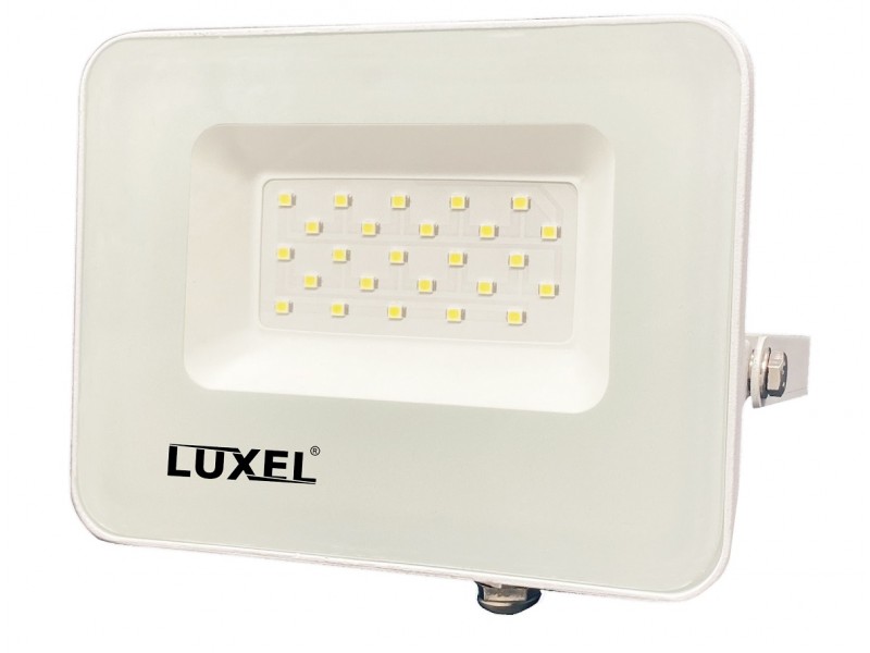 

Светодиодный белый прожектор Luxel 162х144х28мм 175-260V 20W IP65 (LED-LPEW-20С)