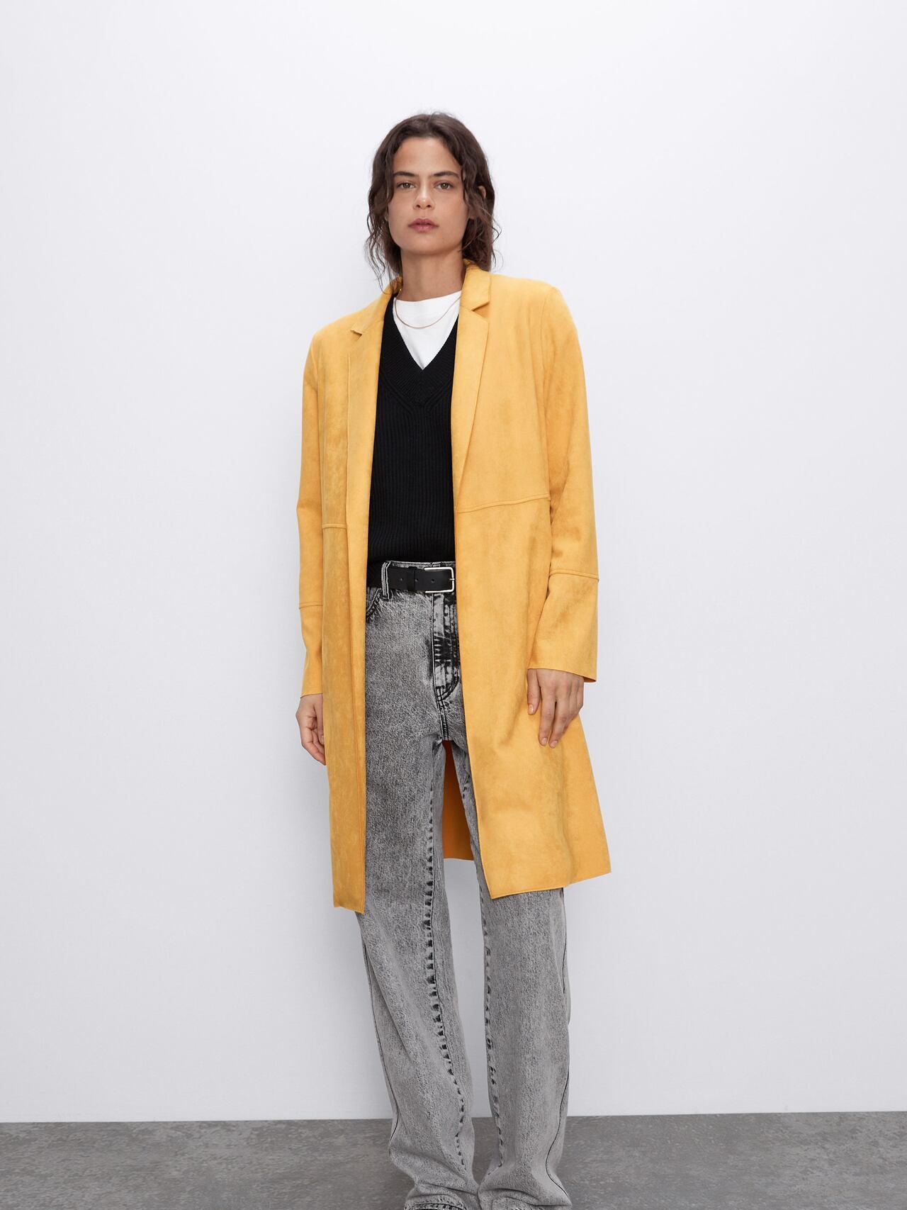 

Пальто Zara 2712/152/300-ACUU XS Желтое