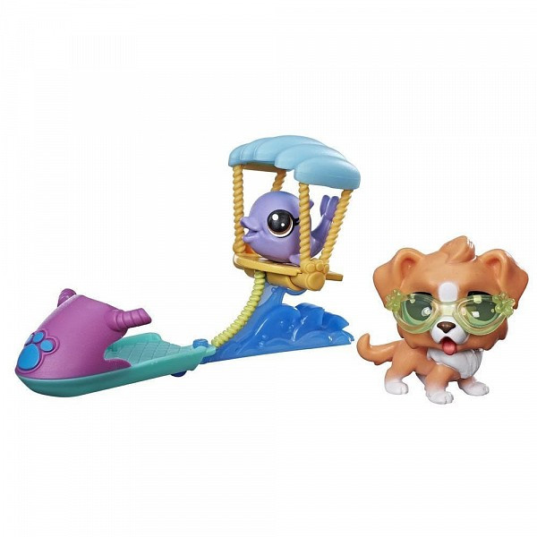 

Игровой набор Hasbro Littlest Pet Shop - Петы на параплане (C1201/C2101)