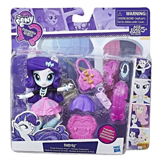 

Игровой набор Hasbro My Little Pony Equestria Girls Minis Rarity Рарити с аксессуарами (B4909/B9473)