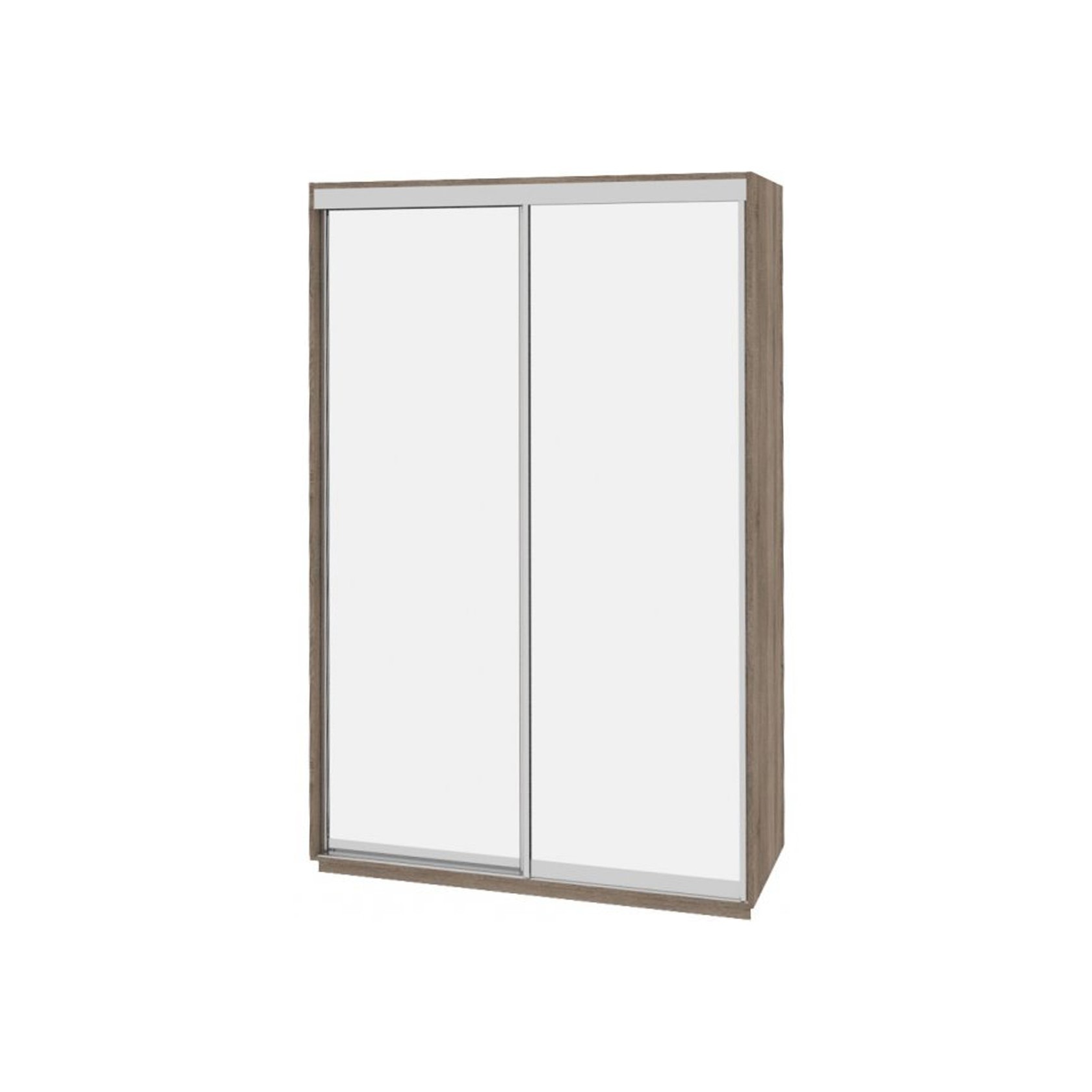 

Шкаф-купе Виват — 2 двери (ДОМ) Зеркало-Дуб сонома трюфель 150x60x220