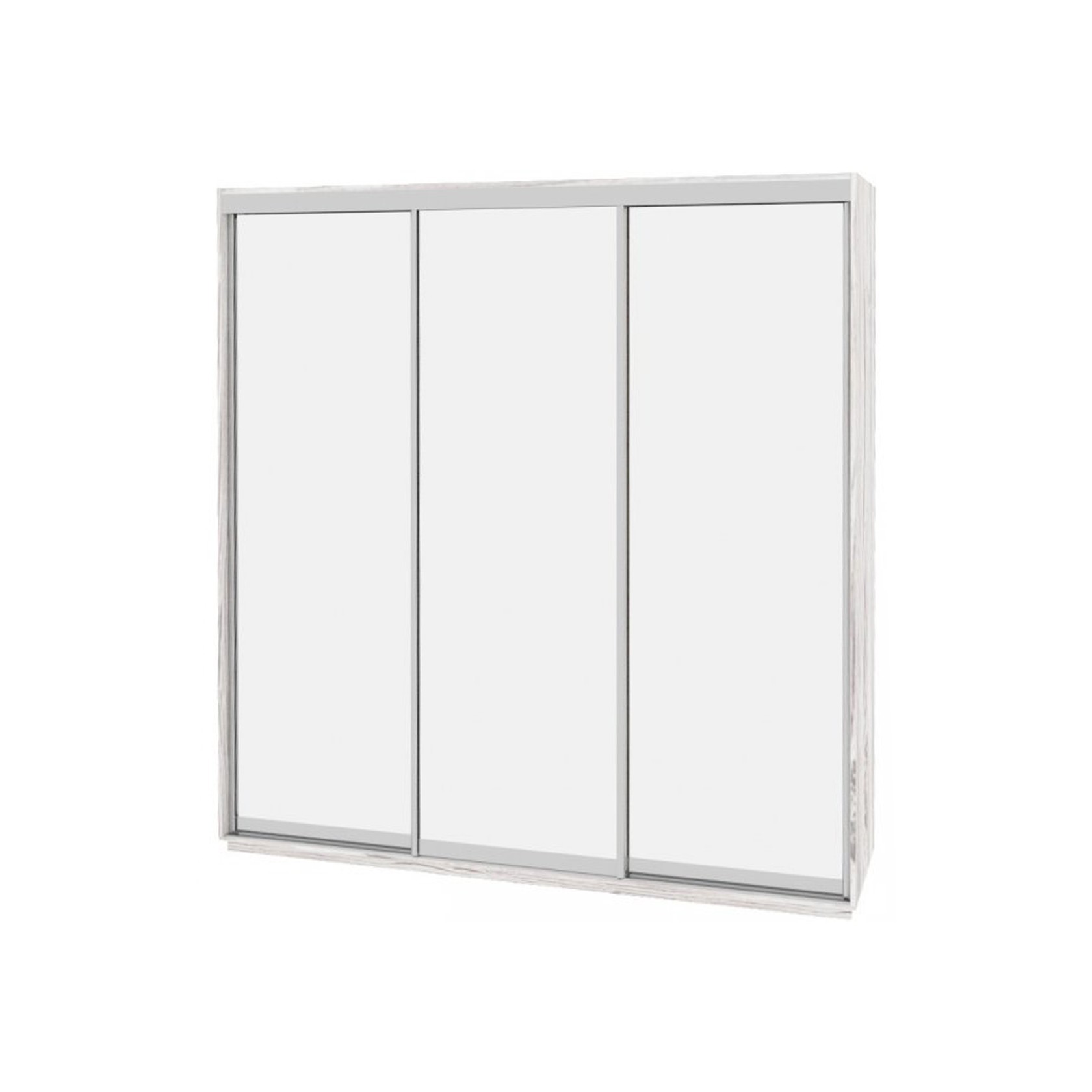 

Шкаф-купе Виват — 3 двери (ДОМ) Зеркало-Аляска 210x60x220