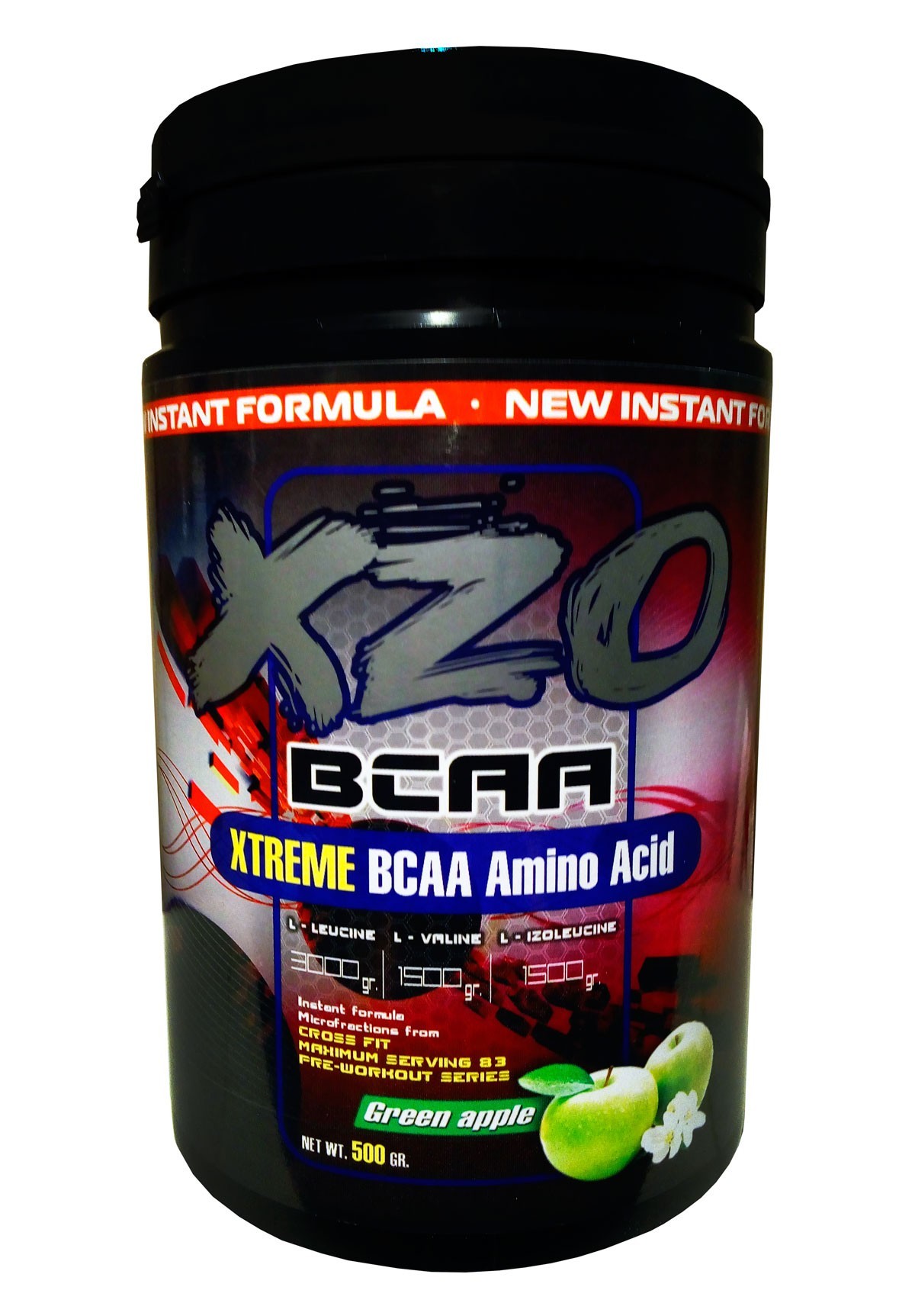 

Аминокислоты ВСАА 2:1:1 XZO Nutrition Xtreme BCAA Amino Acid 500 г Яблоко