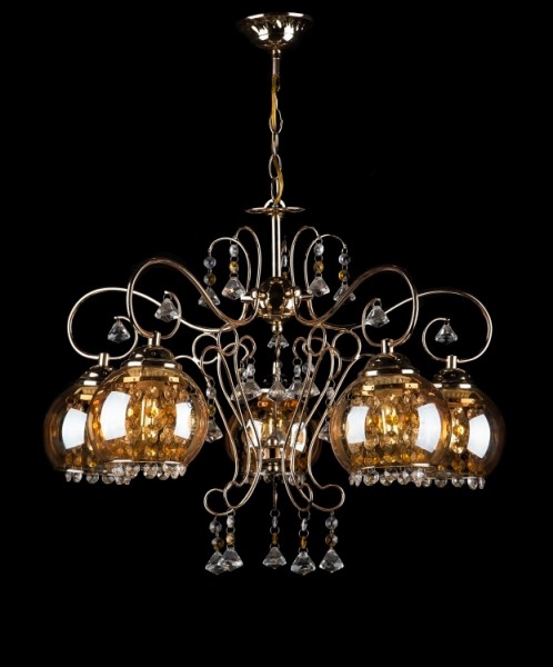 

Люстра с плафонами Ray L33584/5 (FGD+BR) (AN001726)
