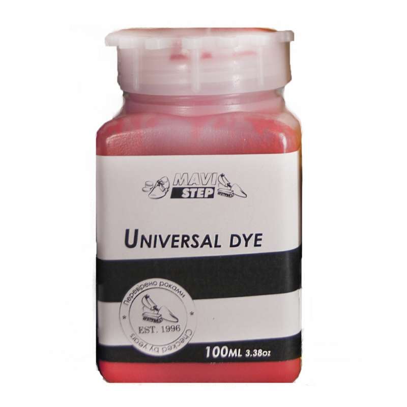 

Краска для кожи красная MAVI STEP Universal Dye, 100 мл