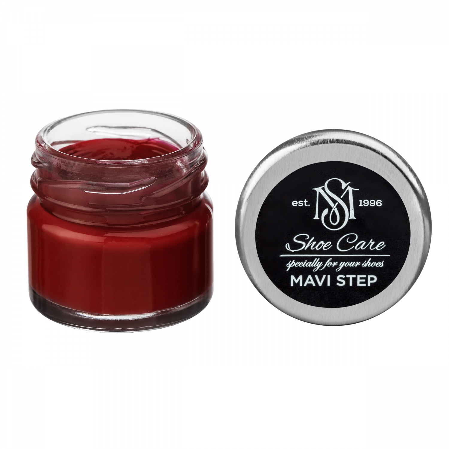 

Краска бальзам для замши и нубука вишневая 156 MAVI STEP Multi Oil Balm, 25 мл