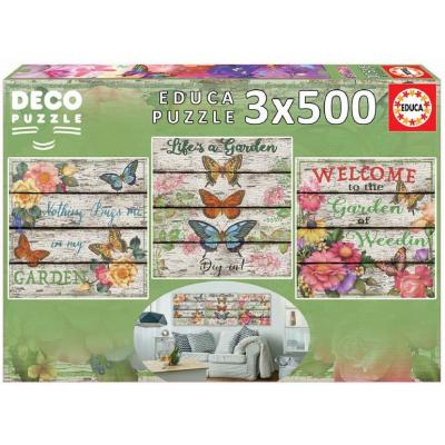 

Пазл Educa Сад 3х500 элементов (EDU-17965)