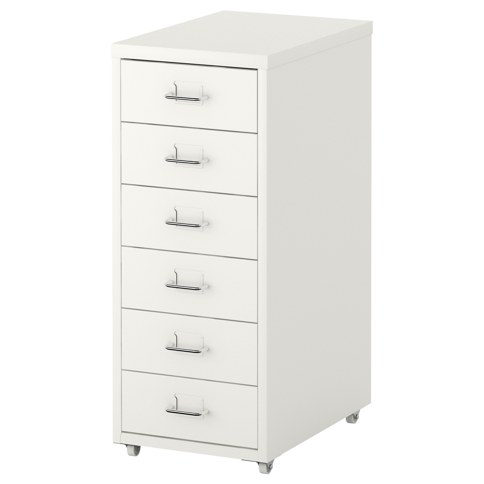 

Тумба с ящиками на колесах IKEA HELMER белый 102.510.45