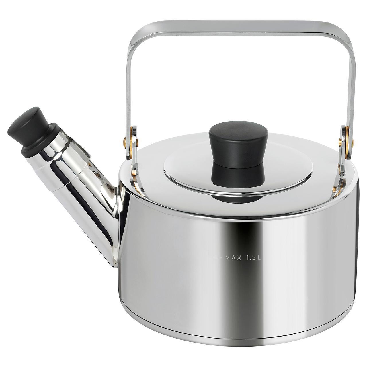 

Чайник из нержавеющей стали IKEA METALLISK 1.5 л (403.602.22)