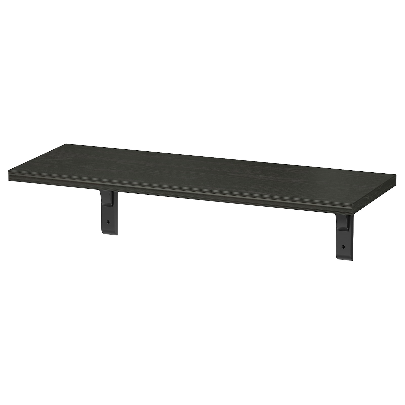 

Полка IKEA BERGSHULT/RAMSHULT навесная 80x30 см коричнево-чёрный 793.254.64