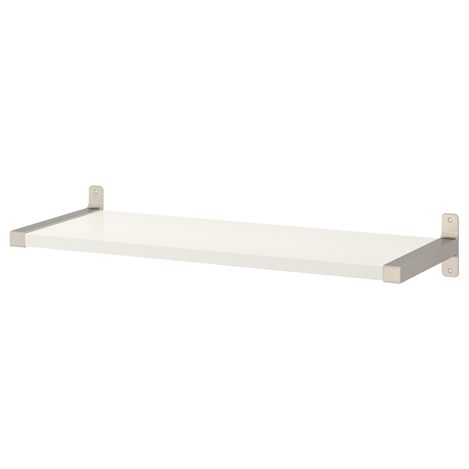 

Полка IKEA BERGSHULT/GRANHULT навесная 80x30 белый, никелированный 692.908.08