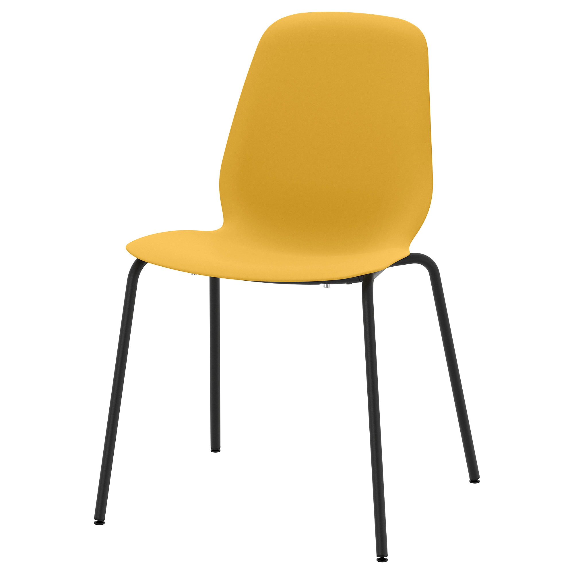

Стул IKEA LEIFARNE темно-желтый, черный 093.041.96