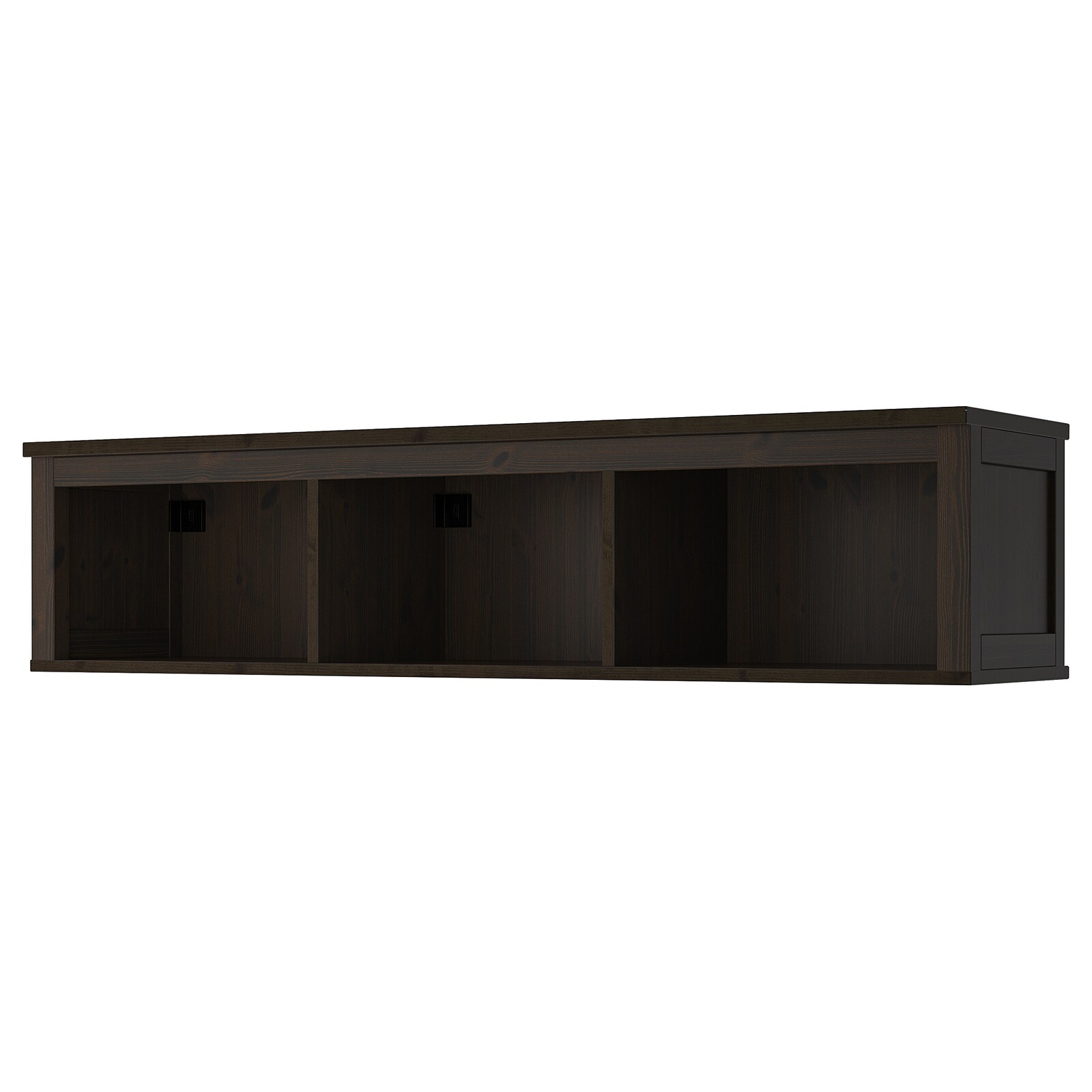 

Полочный модуль IKEA HEMNES навесная 148x37 см черно-коричневый 202.972.17