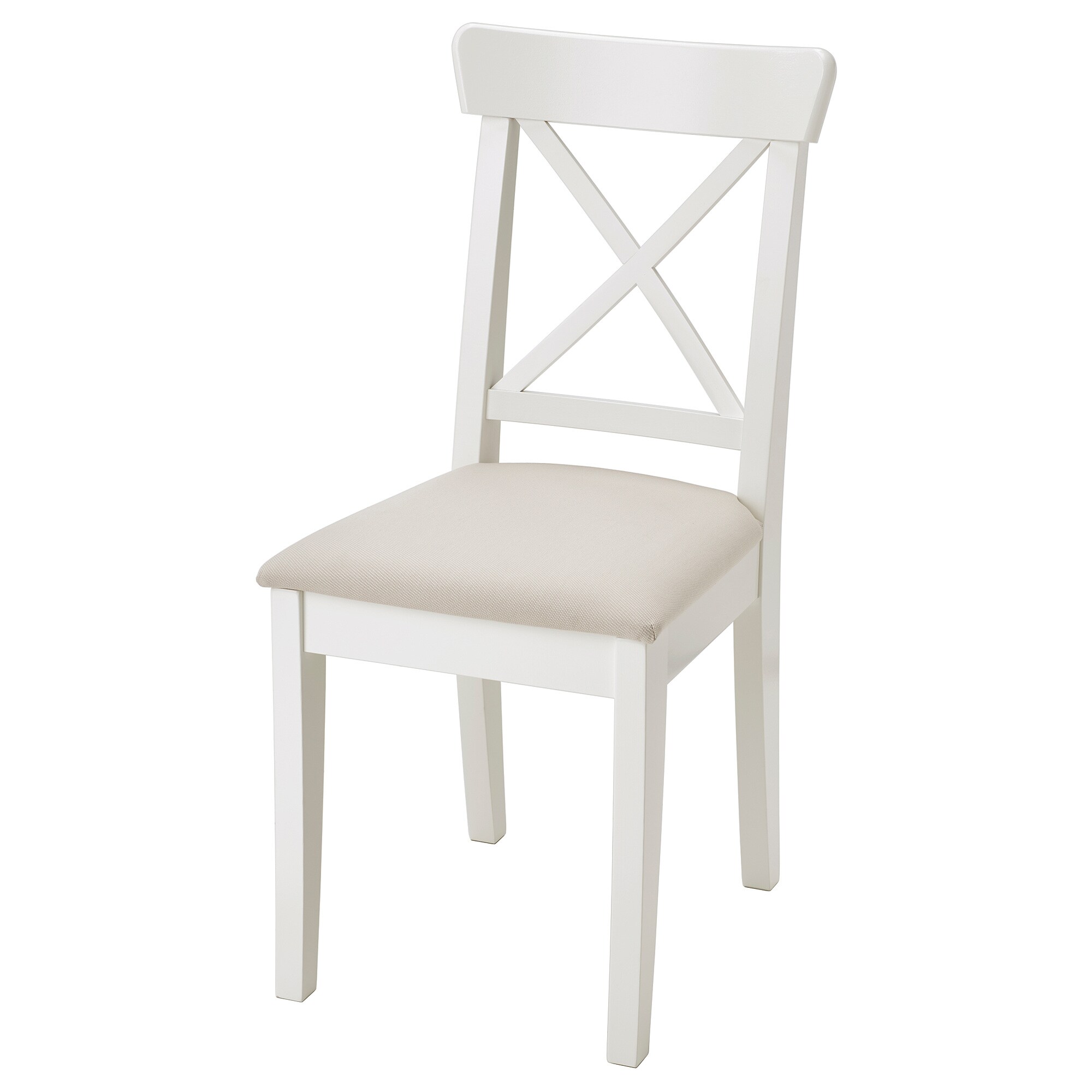 

Стул IKEA INGOLF белый/бежевый 504.730.73