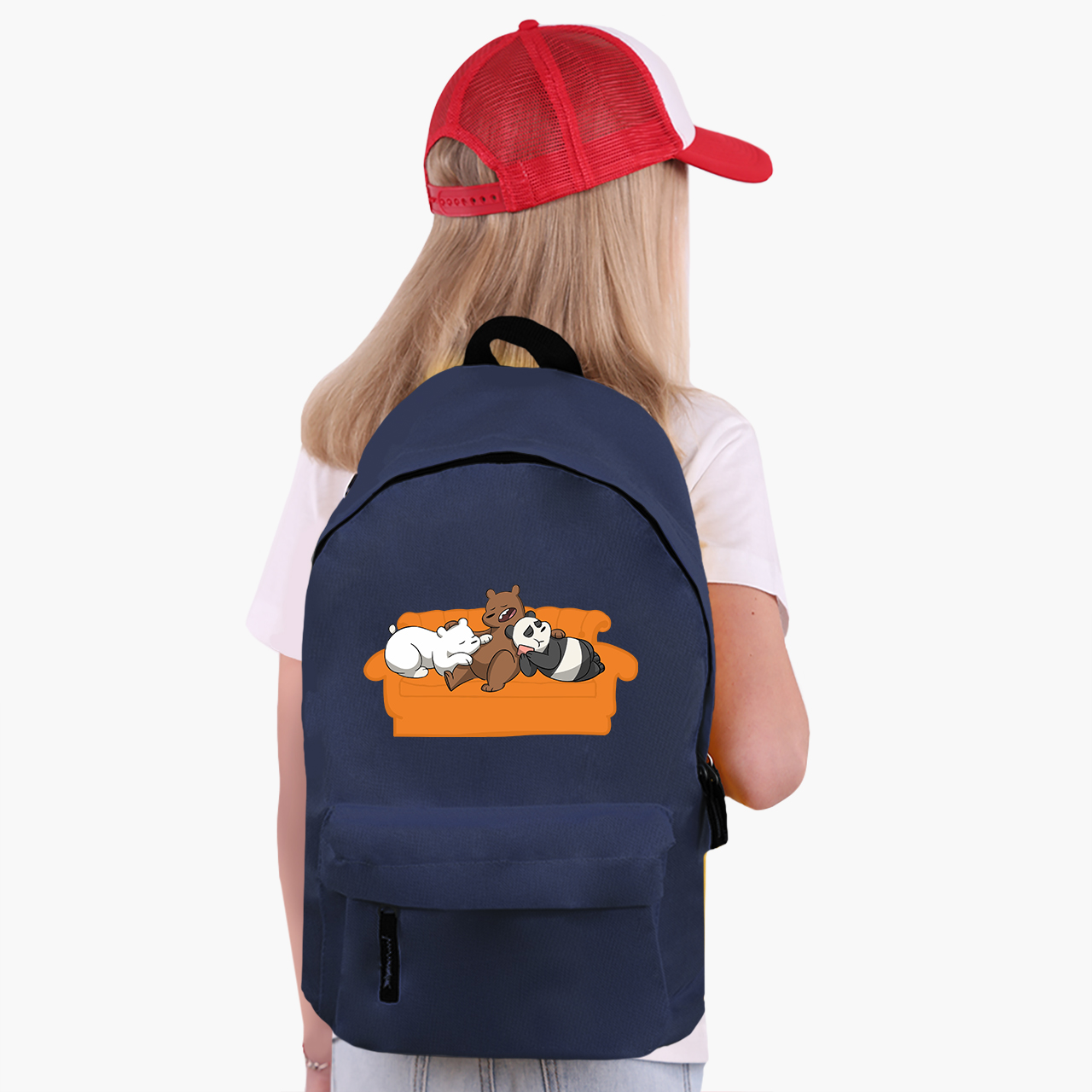 

Рюкзак детский Вся правда о медведях (We Bare Bears) (9263-2890-8) 17 л Темно-синий