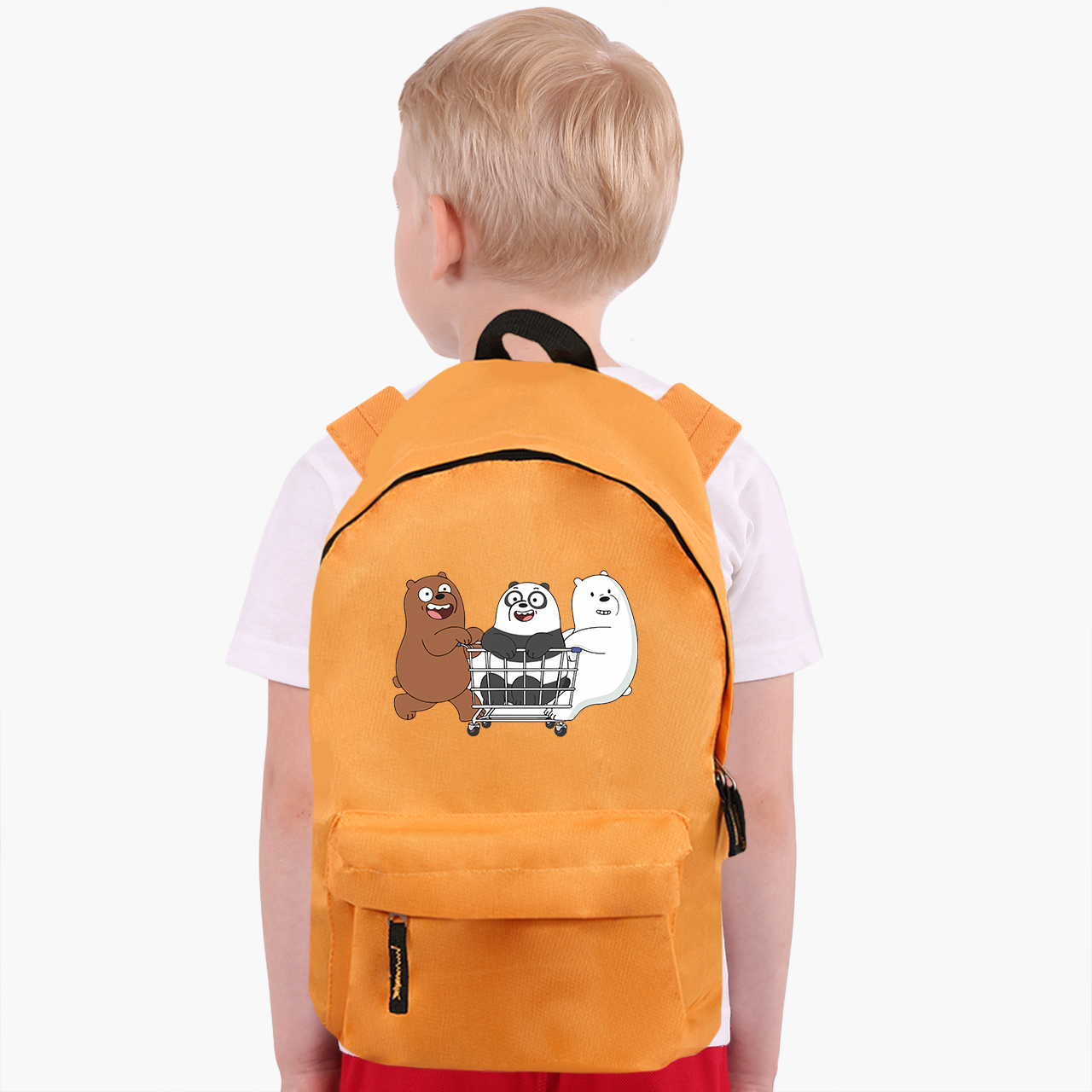 

Рюкзак детский Вся правда о медведях (We Bare Bears) (9263-2891-1) 17 л Оранжевый