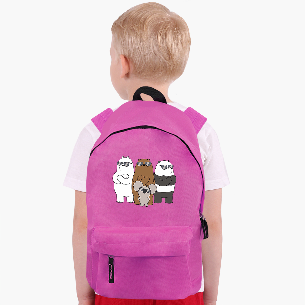 

Рюкзак детский Вся правда о медведях (We Bare Bears) (9263-2892-5) 17 л Розовый