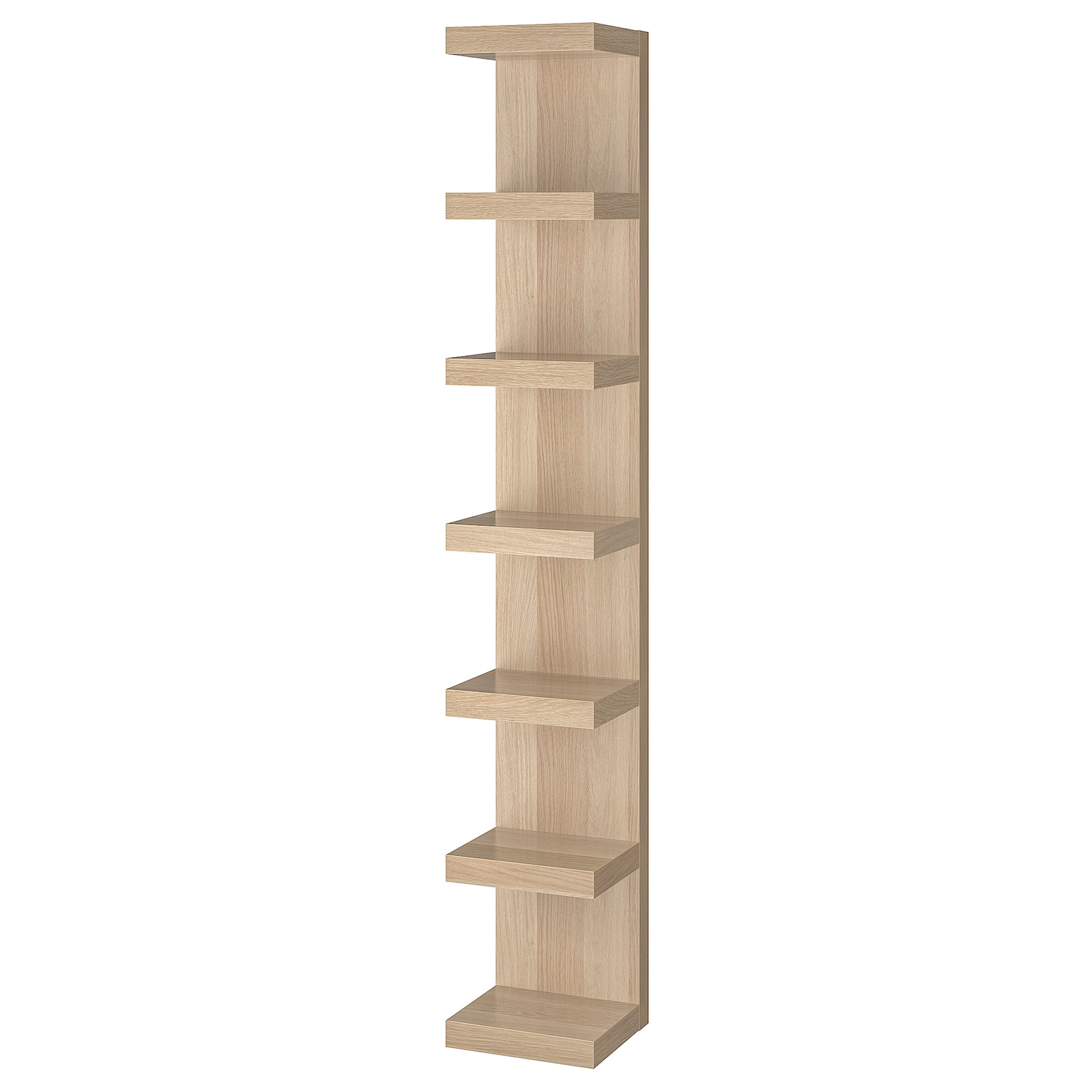 

Полочный модуль IKEA LACK навесной 30x190 см беленый дуб 604.305.92