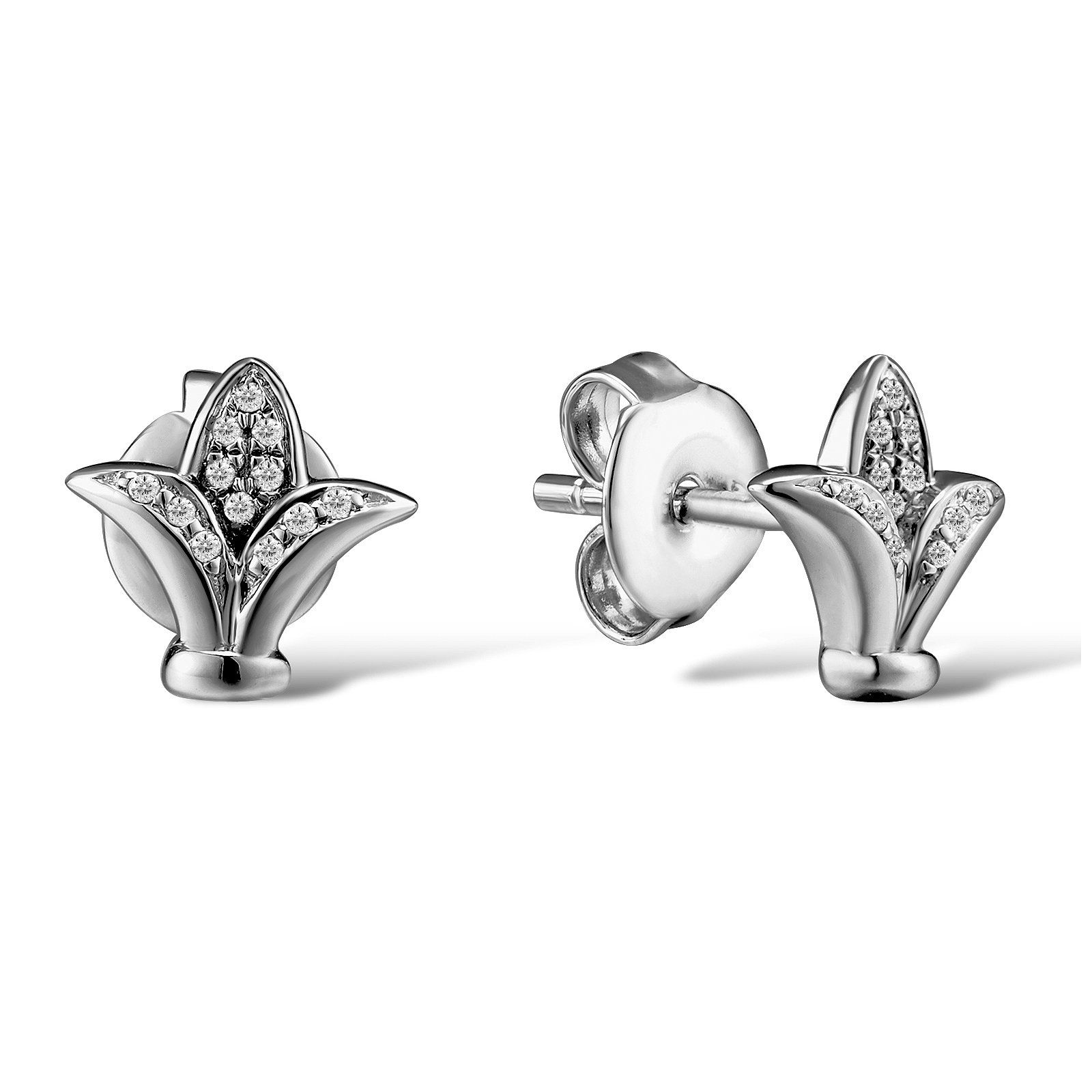 

Серьги из белого золота с бриллиантами 1550733