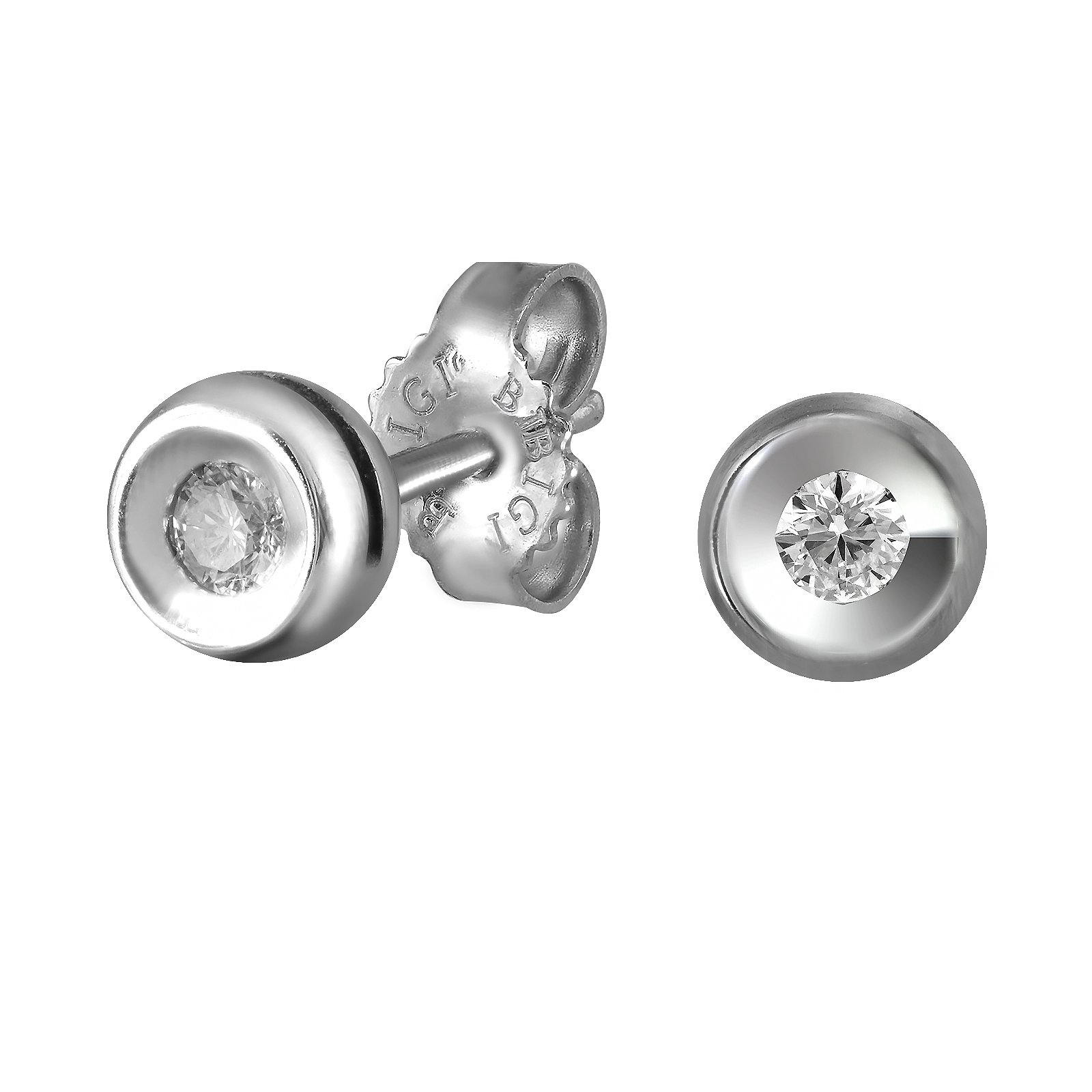 

Серьги из белого золота с бриллиантами 821906