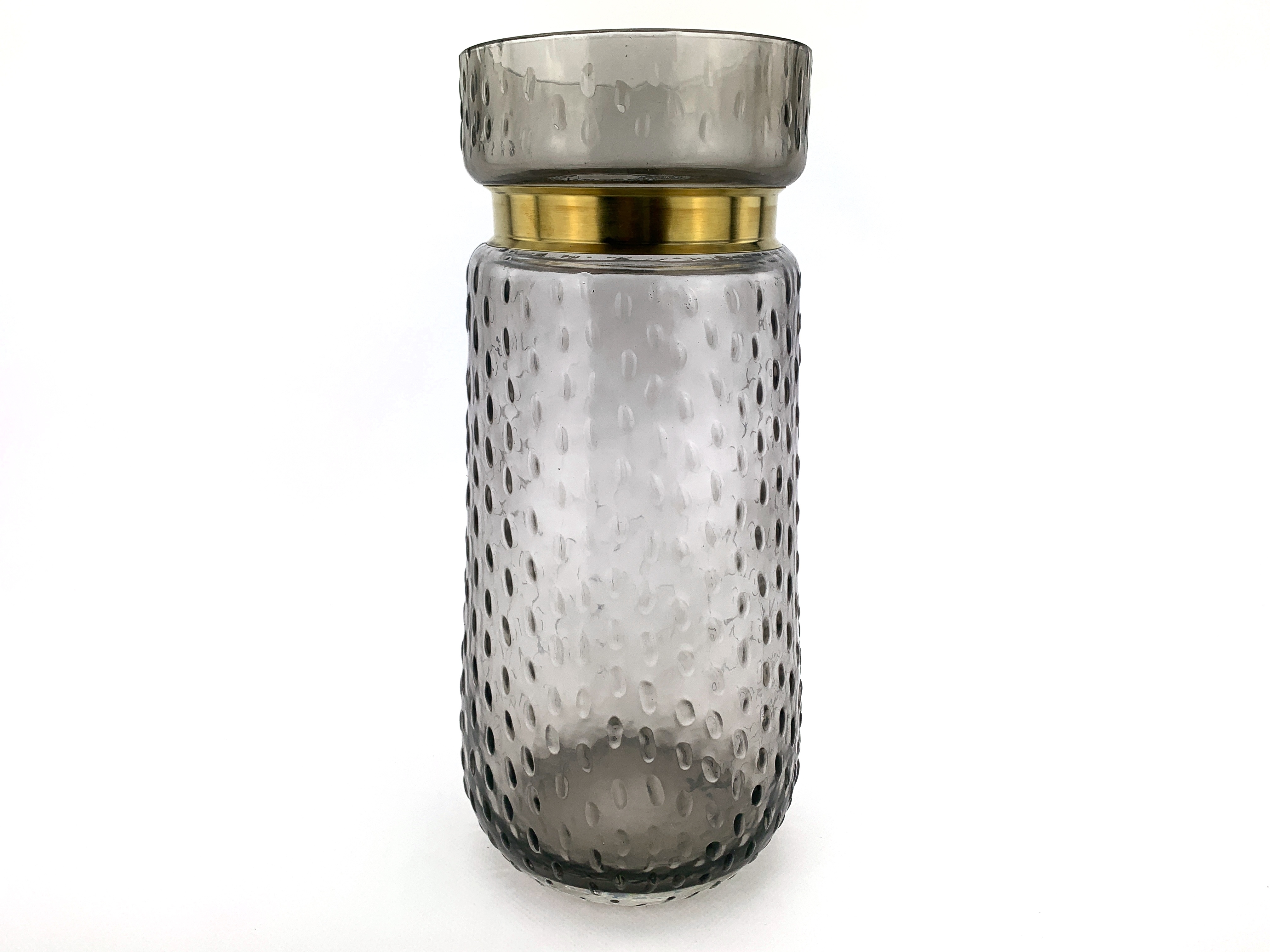 

Ваза для цветов TerrA "Coffee and Gold" пепельный 30х12см (3505-6)