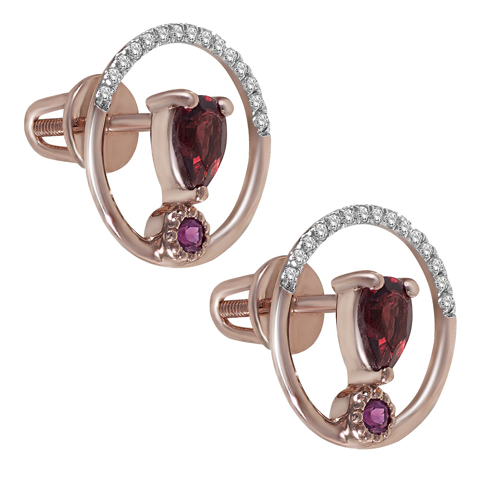 

Серьги из красного золота 1683945
