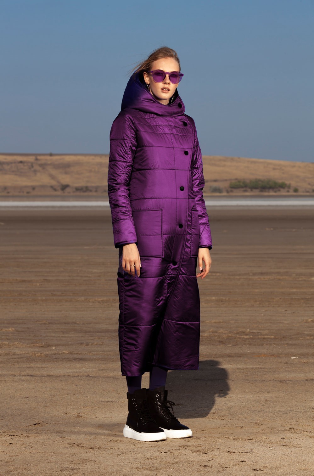 

Пуховик NAVYSAND 40623 L фиолетовый