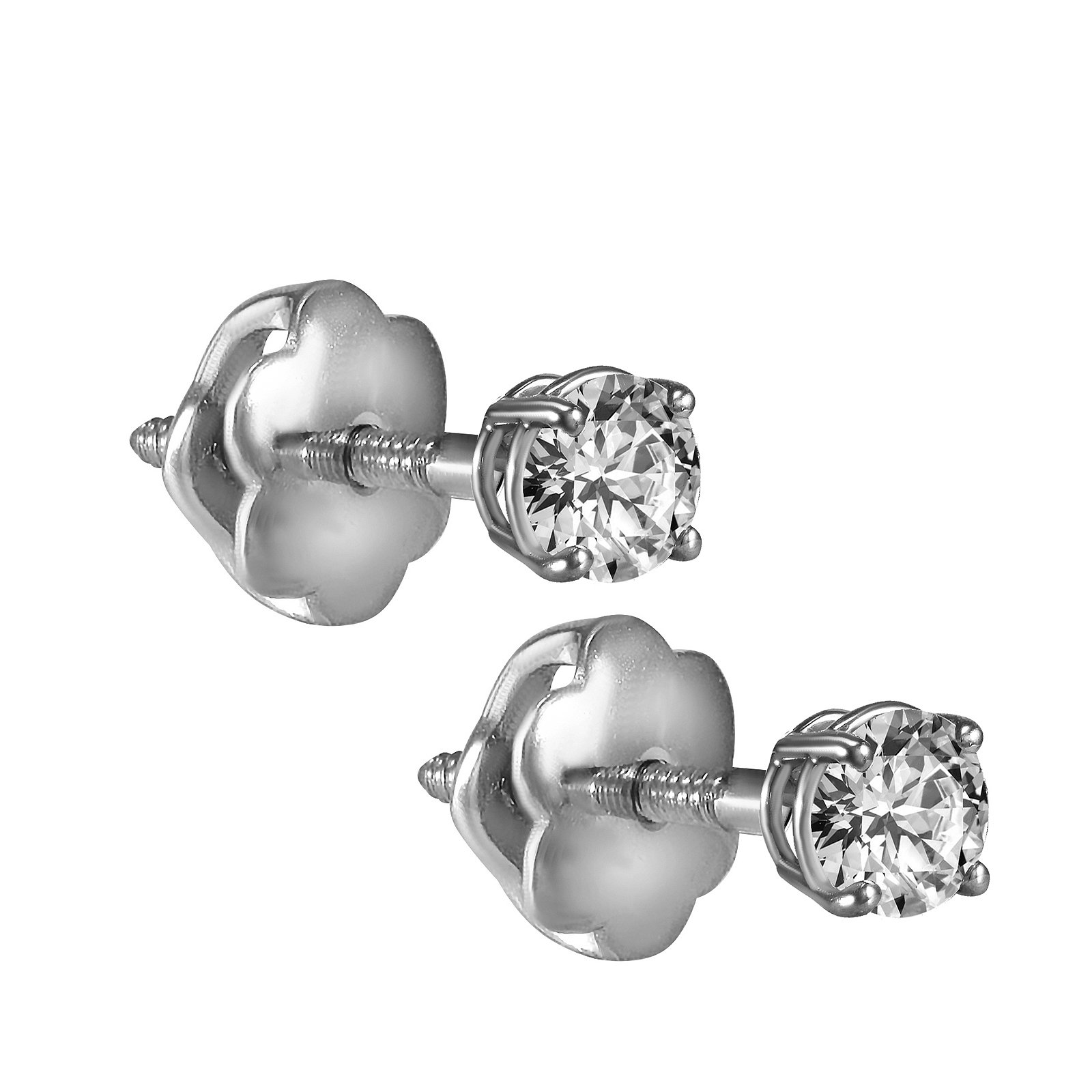 

Серьги из белого золота с бриллиантами 199704
