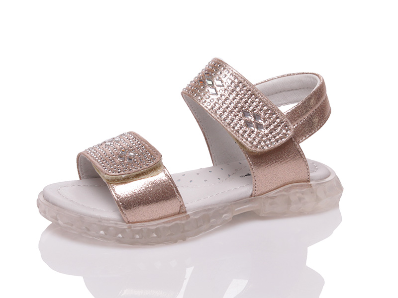 

Босоножки детские лето для девочки Weestep 00-00003608 Золотистый р.27 (18 см.)