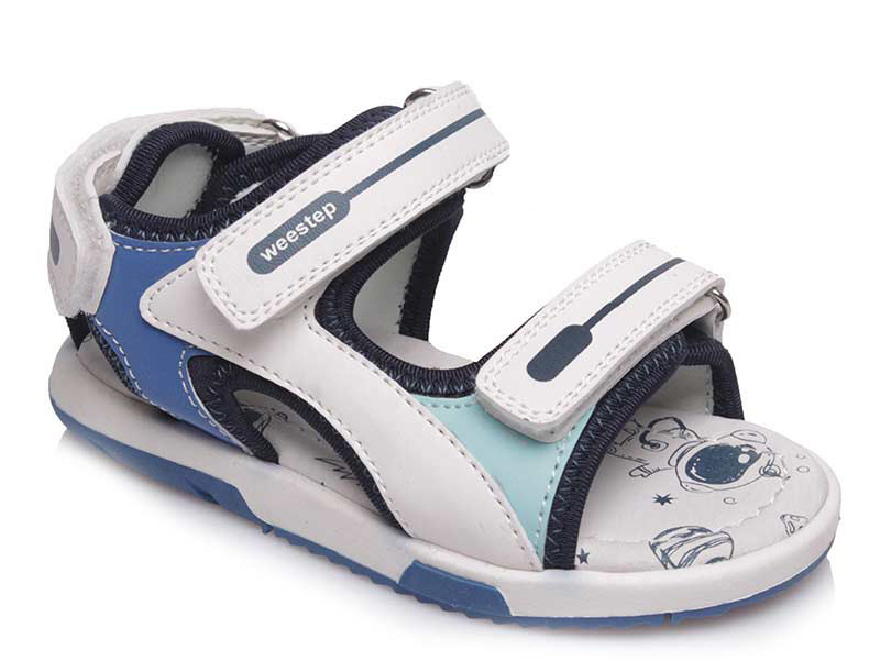 

Сандалии детские лето для мальчика Weestep 00-00006238 Белый р.23 (15 см.)