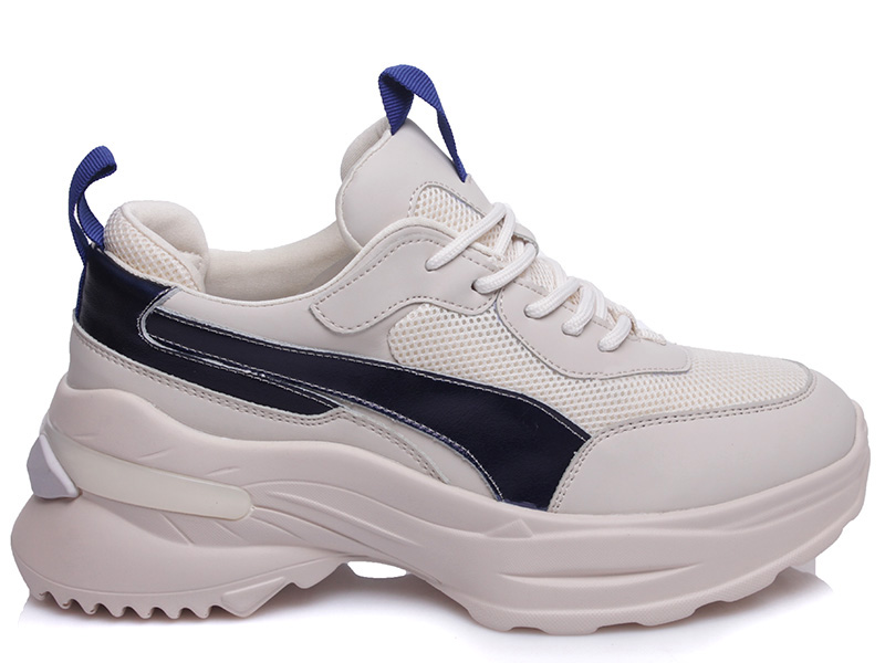 

Кроссовки женские деми Allshoes 00-00005521 Бежевый р.38 (25,0 см.)