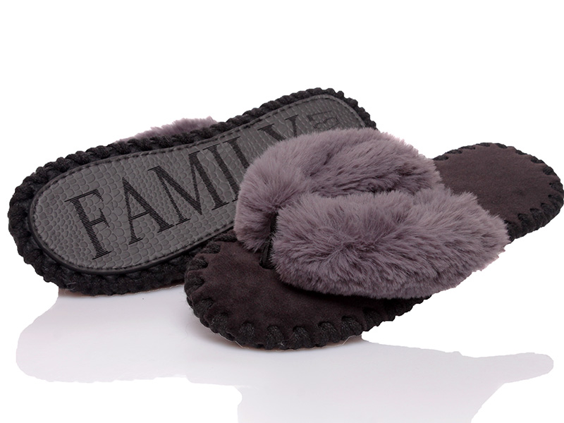 

Тапочки женские деми Family 00-00005447 Серый р.38 (24,1 см.)