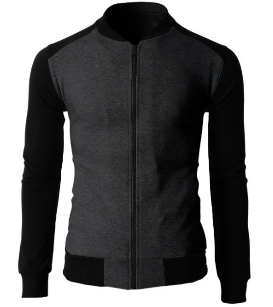 

Кофта с черными рукавами Zirano S Серая Т-141